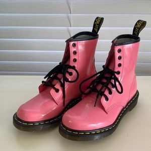 Dr Martins Pink Patent Leather size 7